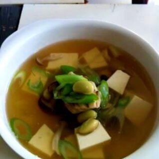 マメ豆スープ